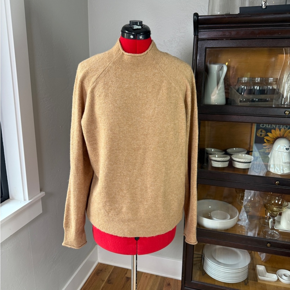 J. Crew Camel Crew Neck Sweater